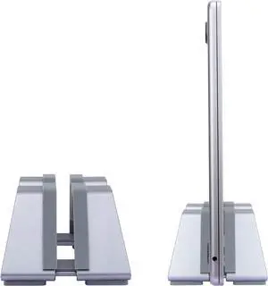 Adjustable Vertical Laptop Stand - Aluminum Universal Fit for All Laptops (10-30mm Thickness) - Fashion Design Adjustable Width Anti-Slip & Scratch-Resistant Patented Design Adjustable Vertical Laptop Stand - Aluminum Universal Fit for All Laptops (10-30mm Thickness) - Fashion Design Adjustable Width Anti-Slip & Scratch-Resistant Patented Design