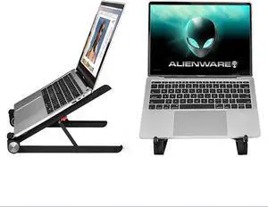 Portable Laptop Stand for  Alienware m18 m17 m16 m15 x17 x16 x15 x14 Area-51m 16 Aurora 14 15 16 17 18 inch Gaming Laptop for Desk Made of Reinforced Nylon 304 Stainless Steel and Silicone