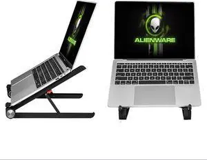 Portable Laptop Stand for  Alienware M18 R1 R2 18 Area 51 Gaming Laptop for Desk.Made of Reinforced Nylon 304 Stainless Steel Silicone Provides Rock-Solid Stability for an 18 inch Laptop