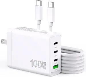 100W USB C Charger GaN 4 Port Type C Charging Station Hub Block Wall Charger Power Strip Adapter Plu Compatible with MacBook Pro/Air iPad iPhone16/15/14/13 Pro Max XPS Pixel Note Galaxy 100W USB C Charger GaN 4 Port Type C Charging Station Hub Block Wall Charger Power Strip Adapter Plu Compatible with MacBook Pro/Air iPad iPhone16/15/14/13 Pro Max XPS Pixel Note Galaxy