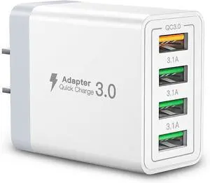 USB Wall Charger 40W 4-Port Fast Charger Block Multiport USB Cube Power Adapter Wall Charger Plug Charging Block for iPhone 15 14 13 12 11 Pro Max XR Xs Max 8 Android Phones USB Wall Charger 40W 4-Port Fast Charger Block Multiport USB Cube Power Adapter Wall Charger Plug Charging Block for iPhone 15 14 13 12 11 Pro Max XR Xs Max 8 Android Phones