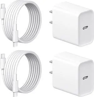 iPhone 17 16 15 Charger Fast Charging 2+2Pack 20W USB C Wall Charger with 6FT Fast Charging Cable Compatible with iPhone 17/17 Air/17 Pro/17 Pro Max/iPhone 16/15 Series iPad Pro/AirPods iPhone 17 16 15 Charger Fast Charging 2+2Pack 20W USB C Wall Charger with 6FT Fast Charging Cable Compatible with iPhone 17/17 Air/17 Pro/17 Pro Max/iPhone 16/15 Series iPad Pro/AirPods