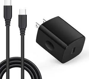 25W Fast Phone Charger for Motorola Edge Edge+ Razr 2025 2021 2022 2023 2024 One 5G Moto G Stylus Pure Play Power G8 G7 Plus X4 Z4 Z3 Z2 Play Force Wall Adapter with USB C Cable