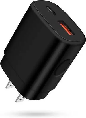 Charger Plug Super Fast Charging 25W 2 Port USB A & USB C Wall Charger Block Android Phone Adapter Compatible with  Galaxy S25 Ultra S25 FE Edge S25 Plus A17 A16 A35 A55 S24 A14 A54 S23 S22 A25