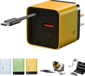 Tobre Retractable USB C Charger for iPhone 17 Scalable 80W Max Fast Charger Wall Plug 80W Retractable Phone Charger Plug with Retractable Cable for iPhone 17 Pro Max/16/15 Galaxy S25 Pixel 10 iPad Tobre Retractable USB C Charger for iPhone 17 Scalable 80W Max Fast Charger Wall Plug 80W Retractable Phone Charger Plug with Retractable Cable for iPhone 17 Pro Max/16/15 Galaxy S25 Pixel 10 iPad