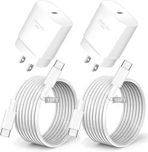 Super Fast Chargers for Samsung S25 Ultra,25W Type C Charger Fast Charging 2Pack USB C Charger Block and 10FT USB to USB C Cable Cord for Samsung Galaxy S25 Ultra/S24/S23/S22/S21 Ultra/S20/Note 20 Super Fast Chargers for Samsung S25 Ultra,25W Type C Charger Fast Charging 2Pack USB C Charger Block and 10FT USB to USB C Cable Cord for Samsung Galaxy S25 Ultra/S24/S23/S22/S21 Ultra/S20/Note 20