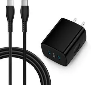 Fast Charger Cord USB C Wall Charger 30W for Moto G Power 2025 G Stylus 5G 2025 Razr+ 2025 Razr 60 Ultra Edge 2025 Edge 60 Pro G 5G G Play Android Phone C Charger Block 6FT Type C to C Charging Cable