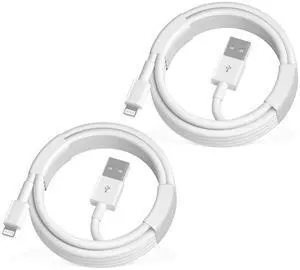 Car Carplay Cable 3.3FT Car Charger Cord USB A to Lightning Cable Compatible for  iPhone 14 13 12 11 Pro Max XR XS 8 7 6 Plus SE iPad Two Pcs