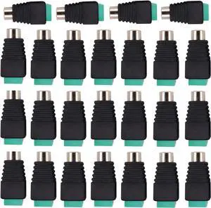 25Pcs RCA Plugs Cable Audio Adapter Screws Phono RCA Female Plug to AV Screw Terminal Audio Video Connector Adapter Wire RCA Adapte for Speaker Wire Connectors Screws Adapter 25Pcs RCA Plugs Cable Audio Adapter Screws Phono RCA Female Plug to AV Screw Terminal Audio Video Connector Adapter Wire RCA Adapte for Speaker Wire Connectors Screws Adapter