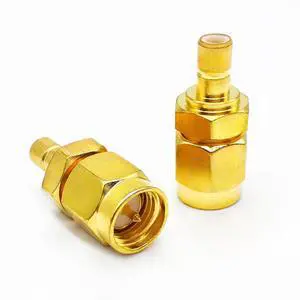 2PCS SMA to SMB Radio Antenna Adapter SMA Male to SMB Male Coax Connector Low Loss SMA SMB Coax Cable Adapter for DAB Car Aerial Antenna Audio Router Video