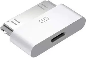 Lightning Female to 30-Pin Adapter  MFi Certified 8-Pin Female to 30 Pin Male Connector iPhone Charging Sync Adapter for 30 Pin Docking Stations Compatible with iPhone 4/4s/iPad/iPod Touch