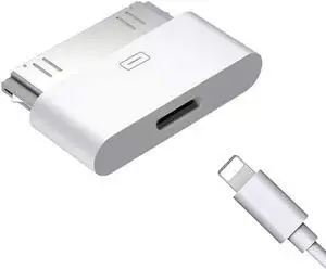 Lightning to 30 Pin Adapter 30 Pin Male to Lightning Female Compatible with iPhone iPad iPod Charging & Sync No Audio