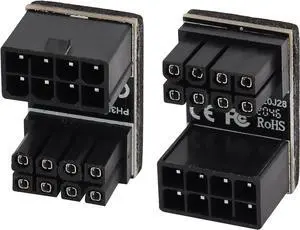 2Pack 180 Degree ATX 8Pin Female to Male Connector U Type PCI 8 Pin to 8 Pin PCI Express Video Card Power Adapter for Desktop Graphics Card GPU 2Pack 180 Degree ATX 8Pin Female to Male Connector U Type PCI 8 Pin to 8 Pin PCI Express Video Card Power Adapter for Desktop Graphics Card GPU