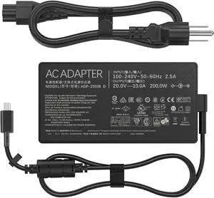 200W Laptop Charger Compatible with  ROG Zephyrus G16 GU605 GU605MI GU605CM GU605CP GA605 GA605WV GA605WI GA605WV TUF Gaming A14 FA401WV FA401UV FA401UU ProArt Copilot+ PC P16 H7606 PX13