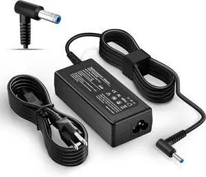 Laptop Charger Compatible with HP Laptop 65W 45W Computer Charger Smart Blue Tip Power Adapter