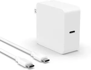 65W USB C Laptop Charger Fit for  Galaxy Book 360 Book Pro ep-ta865 NP950QDB NP930QDB NP935QDC NP950XDB NP930XDB Fit for Chromebook 4 4+ Plus XE310XBA XE350XBA XE513C24 Type C Adapter