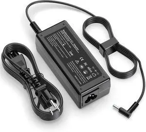 65W Charger Compatible with HP Laptop Charger Blue Tip Computer Smart Ac Adapter Power Cord