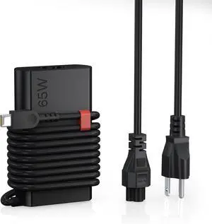 New Slim 65W USB C Laptop Charger for  Laptop Charger Compatible with  ThinkPad/Yoga/ThinkBook Chromebook Computer Fast Charging Type C Power Adapter