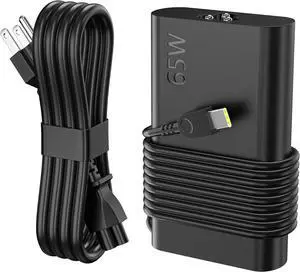 2025 New Slim Replacement for 65W  Laptop Charger USB C Compatible with  ThinkPad/Yoga/Chromebook Laptop Computer Type C Fast Power Adapter