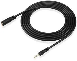 3.5mm Audio Extension Cable 3.5mm Mono Audio Plug Jack Connector Male to Female Cable for CarTablet Laptop Phones Media Players (5.9ft/1.8m)