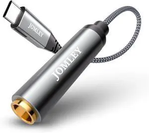 USB C to 1/4 Headphone Adapter 20cm 1/4 Inch 6.35mm TRS Female to USB C Stereo Jack Headphone Adapter Cable for Amplifiers Mixers Home Theater Smartphones Laptops