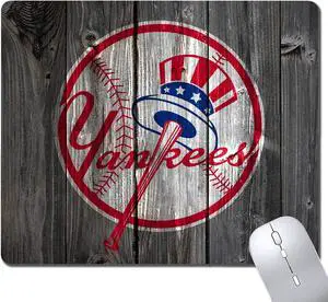 Wood Grain Design Sports Mouse Pad Non-Slip Rubber Base Gaming Mousepad Desk Accessories - Mouse Pads for Laptop Office