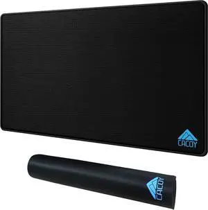 36 x 20 Large Mouse Pad Desk Mat Office Desk Pad Gaming Mouse Mat with Stitched Edges XXL Keyboard Mousepad with Non-Slip Waterproof Rubber Base for PC Laptop Home Office Accessories Black