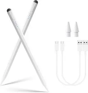 Stylus Pen for iPad Pencil 11th A16/10th Gen 2Pack Active iPad Pen Fast Charing iPadPencil Pro for 2018-2025 iPad11 A16/10/9/8/7/6 iPadPro 13/11/12.9/M4 iPadAir 6/5/4/3 iPadMiNi 7 A17 Pro/6/5 Gen