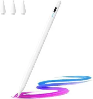 Stylus Pen for iPad 2018-2025 10 Mins Fast Charge with Tilt Sensitivity & Palm Rejection Compatible with  iPad 6-11 Gen iPad Air 3/4/5/M2/M3 iPad mini 5/6 iPad Pro 11/12.9/M4
