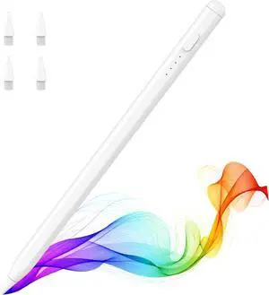 Pencil for iPad (A16) 11th 10th Gen Stylus Pen for 2018-2025  iPad 11/10/9/8/7/6/A16 Mini 7/6/5 Air M3/M2 11/13/5/4/3 Pro M4 13/12.9/11 Tilt Sensitivity USB-C Fast Charging White