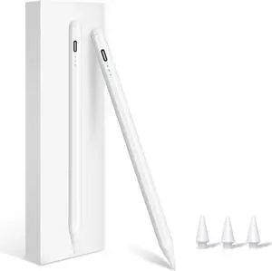 Stylus Pen for iPad (2025-2018) Fast Charge Pencil for iPad A16 11th/10/9/8/7/6 Gen Air M3 & M2 2024 11/13/5/4/3th Gen Pro M4 11/13/12.9 Mini A17 Pro 7/6/5 Palm Rejection Tilt Sensitivity