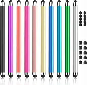 Stylus Pen for Touchscreen 10 Pack 2 in 1 Universal Stylus High Precision Sensitivity Stylus Pen for ipad iPhone Android Galaxy  Chromebook Tablet All Capacitive Touch Screens