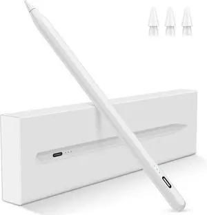 Stylus Pen for iPad 2025-2018 15 Mins Fast Charge Pencil for iPad A16 11th/10th/9-6th Generation Air M3 M2 11/13/5/4/3 Pro M4 11/12.9/13 Mini A17 Pro/6/5th Tilt Sensitivity & Palm Rejection