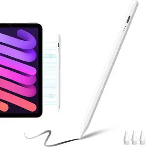 Stylus Pen for  iPad (2025-2018) Tilt Sensitivity Palm Rejection Fast Charge Stylus Pencil iPad Pencil for i Pad 11th A16/10/9/8/7/6th & Pro 13/12.9/11(M4) & Air 13/11(M3/M2) & Mini A17 Pro/6/5