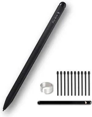 MR05 EMR Stylus for Remarkable 2 Pen/Kindle Scribe Pen Digital Eraser 4096 Pressure Sensitivity Palm Rejection Digital Pen for EMR Devices/Tablet-Black