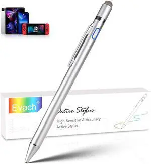Stylus for  Galaxy S24/S23 Pencil - Fine Tip Digital Pen with Magnetic Fabric Cap 2 in 1 Sensitive Good for Writing and Drawing High-Precision Pencil for  Galaxy S24/S23 Black
