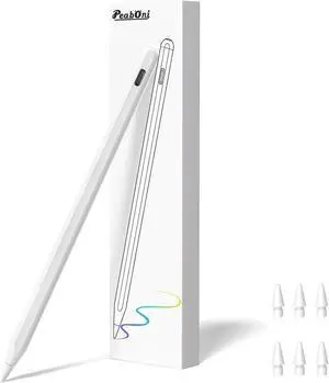Pencil 2nd Generation for iPad 2018-2024 with Magnetic Wireless Charging Compatible with  iPad Pro 13(M4)/12.9/11 iPad Air 6(M2)/5/4/3 iPad mini 7(A17 Pro)/6/5 iPad10/9/8/7/6 White