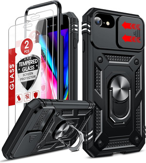 thumbnail image 2 of Military Grade Case With Screen Protector For IPhone SE 2022/2020/SE3/iPhone 7/8 2 of 6