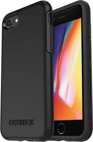Symmetry Series Slim Case for iPhone SE 3rd Gen (2022) iPhone SE 2nd (2020) iPhone 8 and iPhone 7 (NOT Plus) - Bulk Packaging - Black