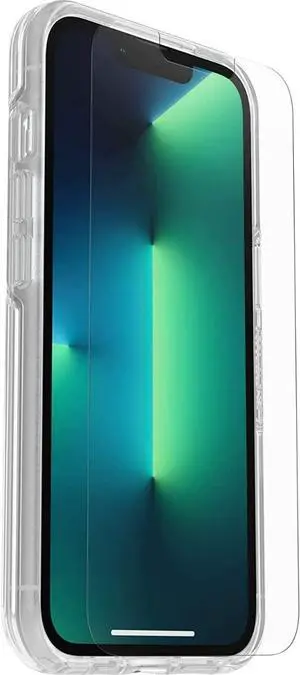 Drop Protection Bundle for iPhone 13 Pro Symmetry Clear Case 3X Tested to Military Standard and Alpha Glass Screen Protector 2X Antiscratch Technology Clear