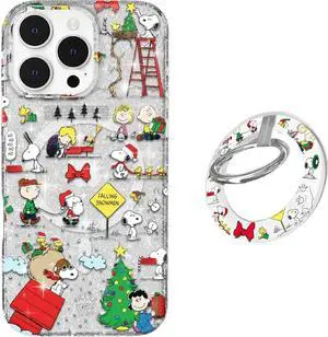 MagSafe Grip + iPhone 14 Pro Max Case (Bundle - Snoopy Christmas)