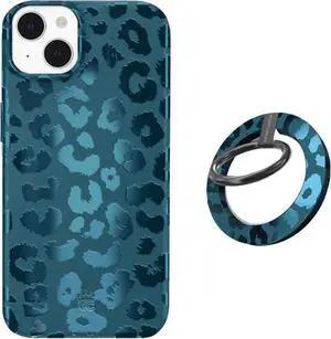 MagSafe Grip + iPhone 14 Case (Bundle - Metallic Navy Leopard) MagSafe Grip + iPhone 14 Case (Bundle - Metallic Navy Leopard)