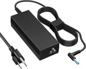 65W 45W Replacement for HP Laptop Charger probook Envy Pavilion Stream EliteBook X360 Computer Charger AC Smart Blue Tip Power Adapter