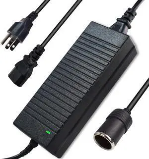 AC to DC Converter 12V 10A 120W Power Supply 110V-220V to DC 12 Volt Transformer Cigarette Lighter Socket Power Adapter for Air Compressor Car Refrige