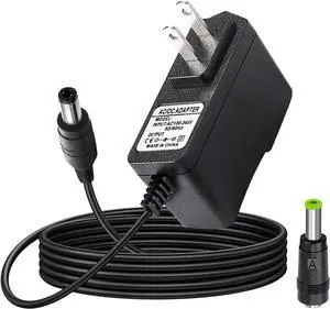 9V AC/DC Casio Keyboard Charger Power Adapter Compatible for Casio Keyboard Piano AD-5 AD-5MU WK-200 WK-210 CT-360 CTK-496 CTK-500 CTK-519 CTK-573 CTK-593 CTK-611 CTK-720 CTK-2100 Power Supply Cord