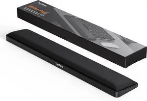 Keyboard Wrist Rest Cooling Gel & Upgrade Soft Memory Foam Design Wrist Support for Keyboard Full-Size Keyboard Hand Rest Pad Ergonomic Palm Rest for for Long Hours of Work Gaming Black