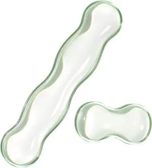 Clear Gel Wrist Rest for Keyboard and Mouse Green Silicone Mouse Wrist Rest Set Cute Ergonomic Wrist Rest for Keyboard 60%/75%(Green)