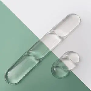 Clear Gel Wrist Rest for Computer Keyboard Ergonomic Gel Keyboard Wrist Rest Set for Typing Pain Relief Comfortable Silicone Wrist Support Pad for Office/Computer/Laptop/Gaming Transparent