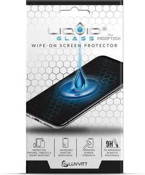 Screen Protector Wipe On Scratch and Shatter Resistant Nano Protection for All Phones Tablets Smart Watches - Universal (New and Advanced)