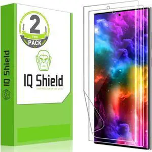 2 Pack for Galaxy S22 Ultra Screen Protector: Clear TPU Film Bubble-Free Installation Scratch-Resistant Case Friendly HD Clarity for Ultimate Protection. Fingerprint Unlock